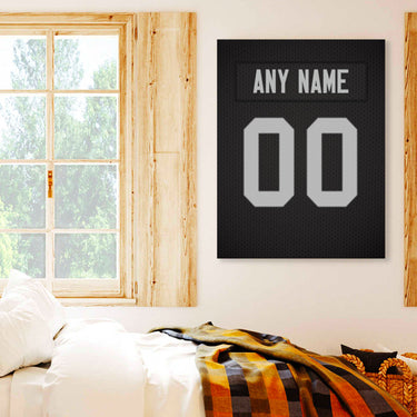 Las Vegas Jersey Custom Canvas Print Wall Art for Boy Girl Men Women Football Personalized Canvas Art
